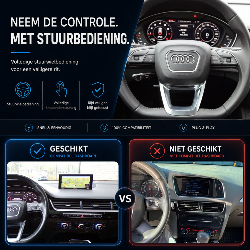 Audi Q7 | 2015 t/m 2019 | CarPlay & Android Auto Box | MIB