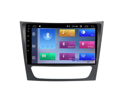 CarPlay autoradio geschikt voor Mercedes E-Klasse W211, CLS W219 & G-Klasse W463 | 2002 t/m 2010 | Android 13 | Draadloos Apple CarPlay & Android Auto | 2GB + 32GB | QuadCore processor | Denago DNG-A188 | 2025 model | Bluetooth & Wifi