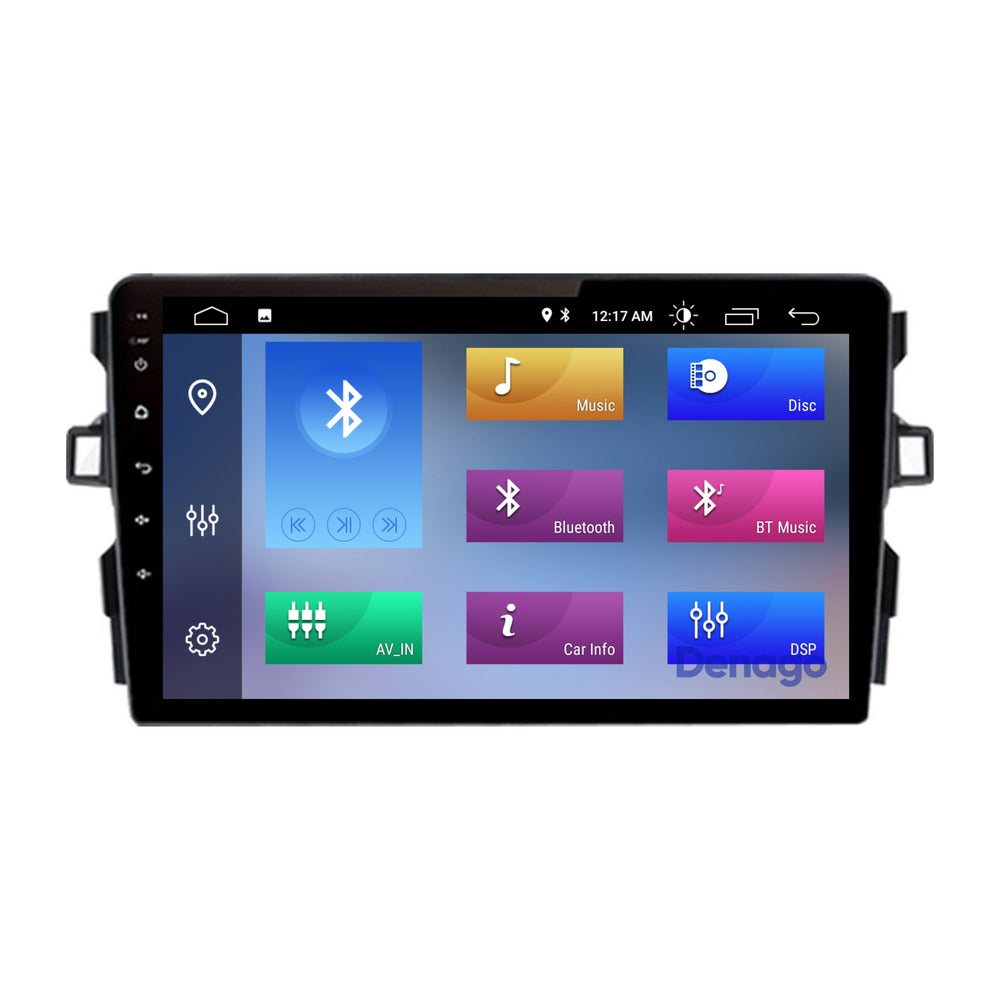 Autoradio Toyota Auris compatible CarPlay | 2006 à 2012 | Denago DNG-A288 | Écran 9 pouces | Android 13 | CarPlay sans fil & Android Auto