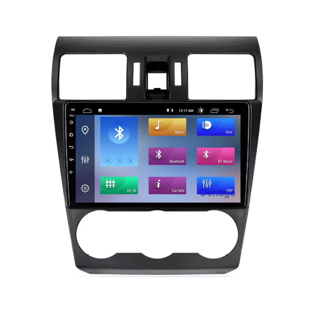 Subaru Forester CarPlay autoradio | 2014 t/m 2018 | Denago DNG-A90 | 9 inch | Android 13 | Draadloos CarPlay & Android Auto