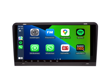 Audi A3 S3 RS3 | CarPlay & Android Auto | autoradio | 2004 t/m 2013 | Android 13 | 4+64GB