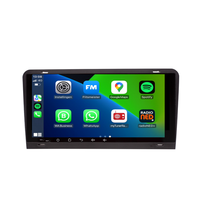 Audi A3 S3 RS3 | CarPlay & Android Auto | autoradio | 2004 t/m 2013 | Android 13 | 4+64GB