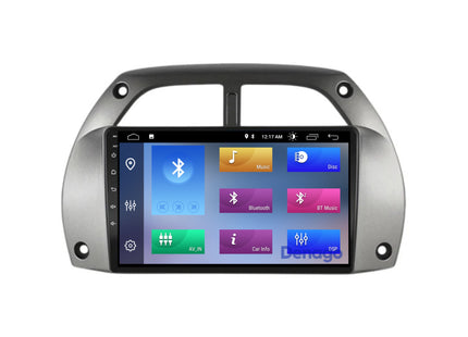 Toyota RAV4 CarPlay autoradio | 2001 t/m 2006 | Denago DNG-A206 | 9 inch | Android 13 | Draadloos CarPlay & Android Auto | Grijs frame