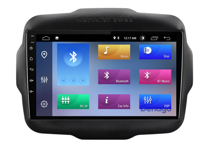 Jeep Renegade CarPlay autoradio | 2014 t/m 2023 | Denago DNG-A123 | 9 inch | Android 13 | Draadloos CarPlay & Android Auto