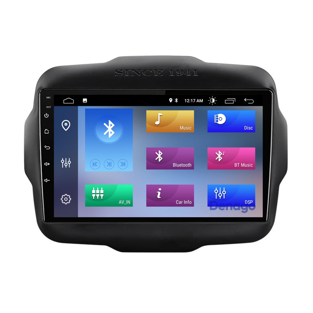 Radio para coche Jeep Renegade CarPlay | 2014 a 2023 | Denago DNG-A123 | 9 pulgadas | Androide 13 | CarPlay inalámbrico y Android Auto