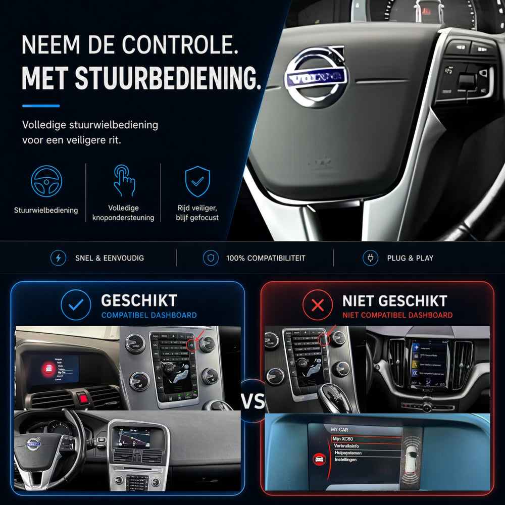 Volvo XC60 | 2014 t/m 2018 | CarPlay & Android Auto Box | Sensus Connect