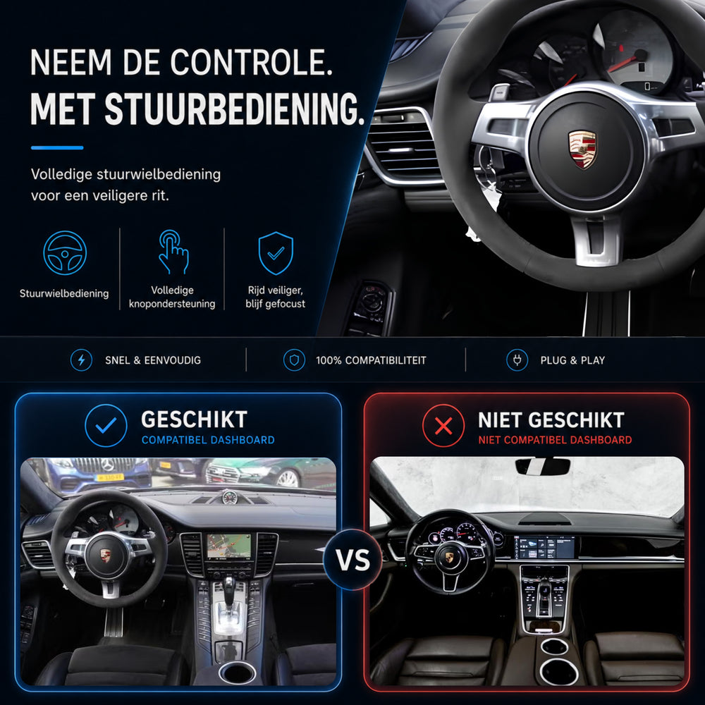 Porsche Panamera (970) | 2009 t/m 2016 | CarPlay & Android Auto Box | PCM 3.1