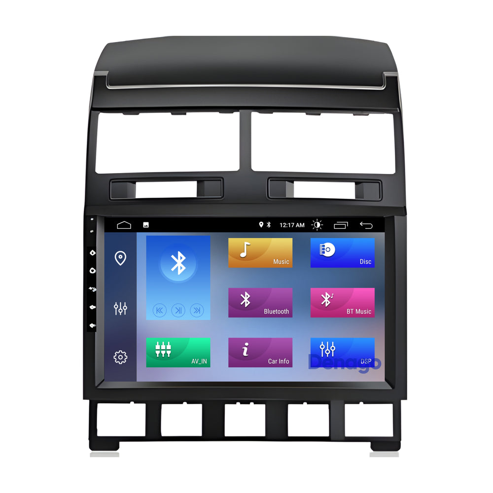 Radio para coche Volkswagen Touareg CarPlay | 2002 a 2010 | Denago DNG-A326 | 9 pulgadas | Androide 13 | CarPlay inalámbrico y Android Auto