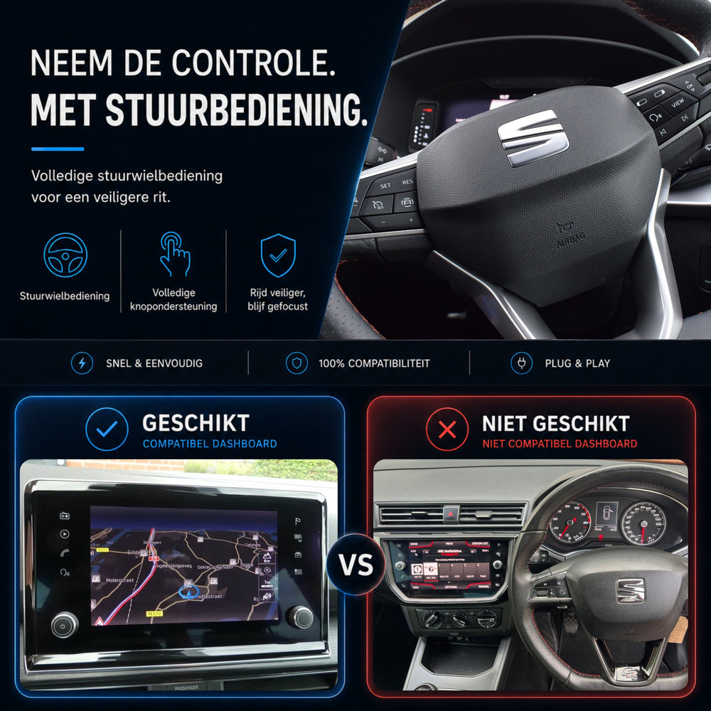 SEAT Tarroco | 2018 t/m 2020 | CarPlay & Android Auto Box | MIB