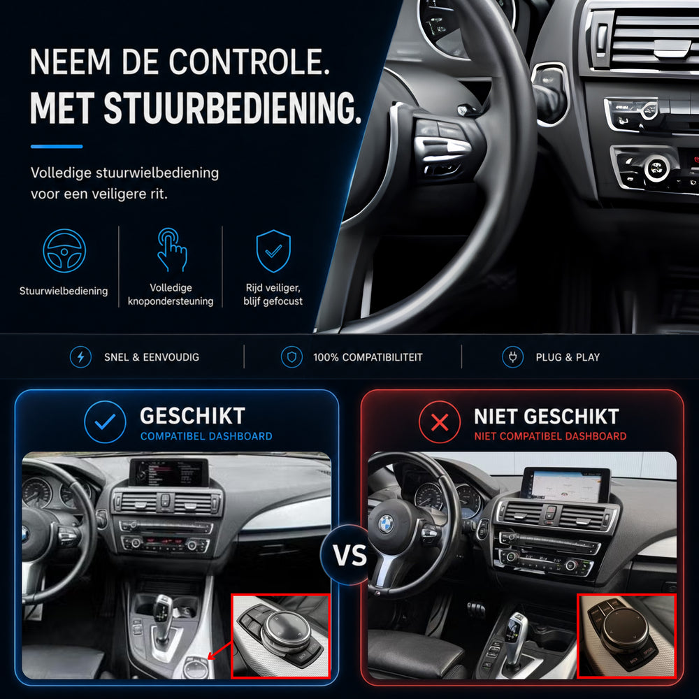 BMW 2 Serie F22/F23 | 2014 t/m 2016 | CarPlay & Android Auto Box | NBT