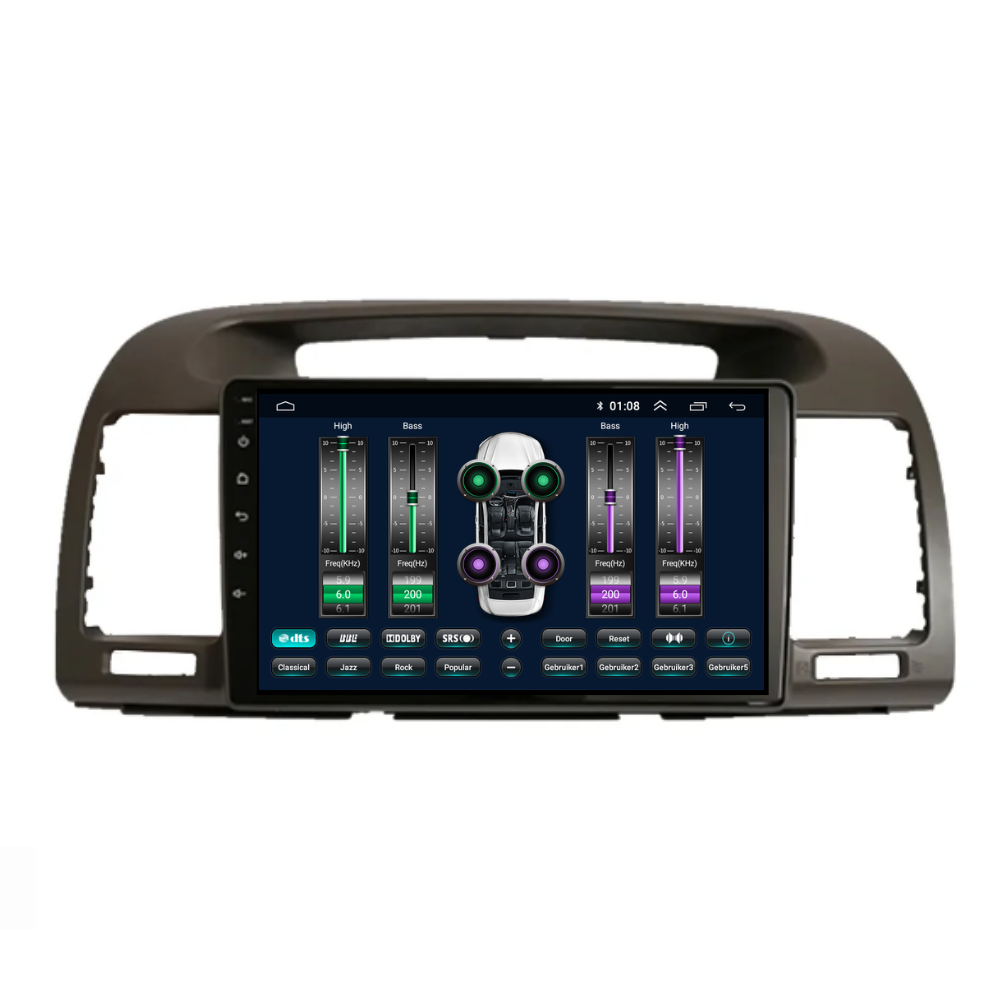Toyota Camry | Androide 13 | Radio de coche | 2001 a 2007 | CarPlay y Android Auto