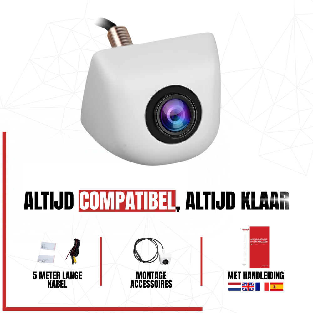 Cámara de marcha atrás RV-360 PRO | Aspecto original | Blanco