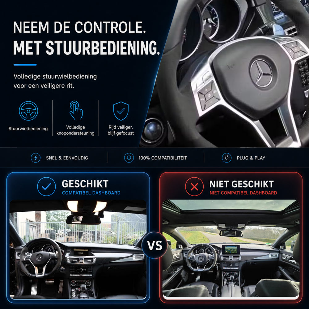 Mercedes CLS W218 | 2011 t/m 2015 | CarPlay & Android Auto Box