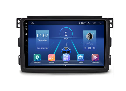 Smart Fortwo | Android 13 | Autoradio | 2009 t/m 2015 | CarPlay & Android Auto