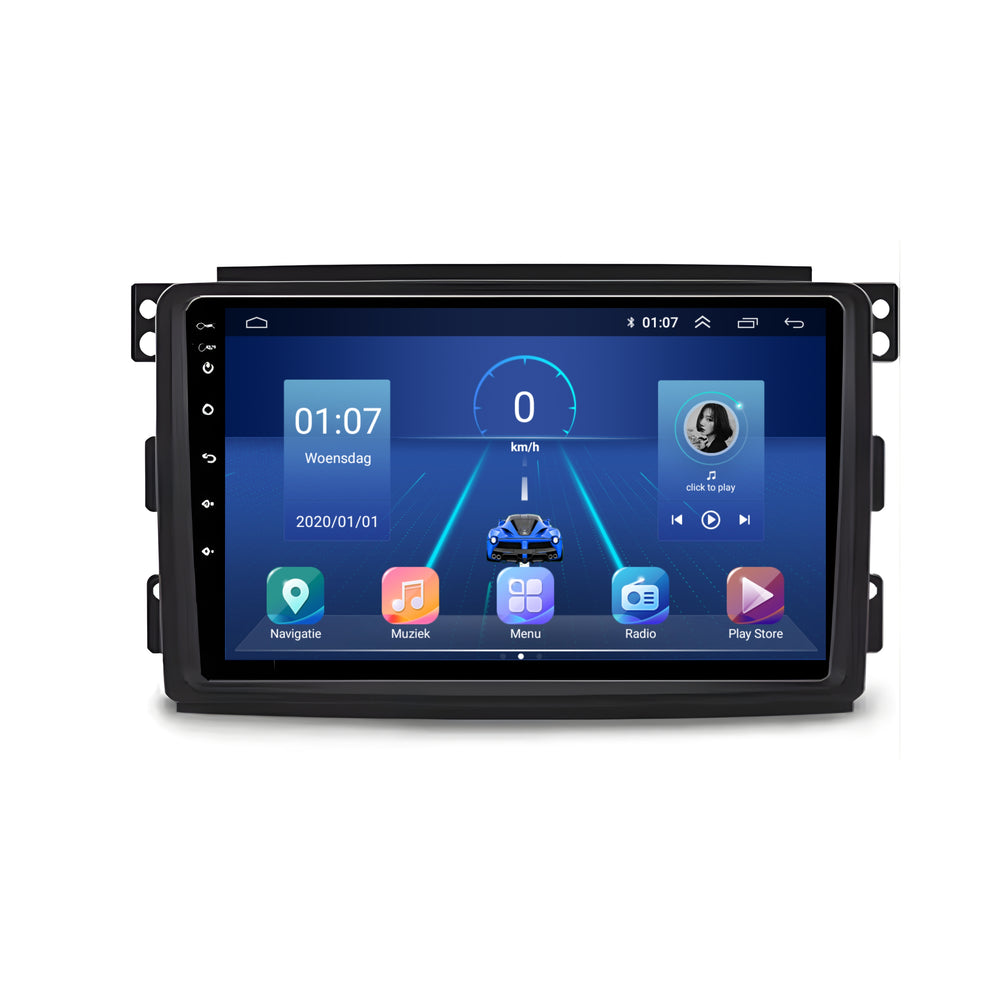 Smart Fortwo | Android 13 | Radio para coche | 2009 a 2015 | CarPlay & Android Auto