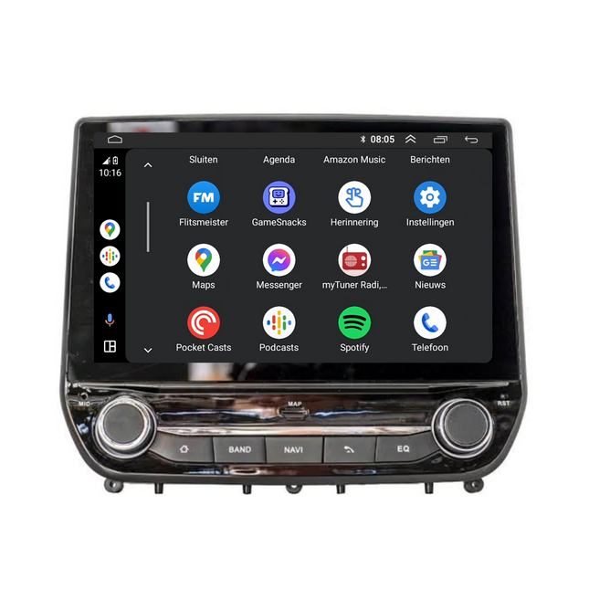 Ford Fiesta | Android 13 | Autoradio | 2017 t/m 2023 | CarPlay & Android Auto