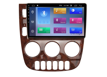 Mercedes ML CarPlay autoradio | 1999 t/m 2004 | Denago DNG-A104 | 9 inch | Android 13 | Draadloos CarPlay & Android Auto | Houtkleurig frame