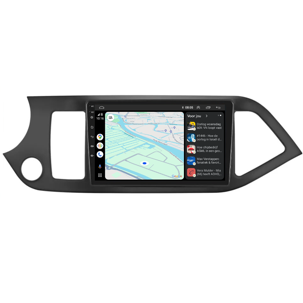 Kia Picanto Android 13 autoradio CarPlay Android Auto 2011-2016