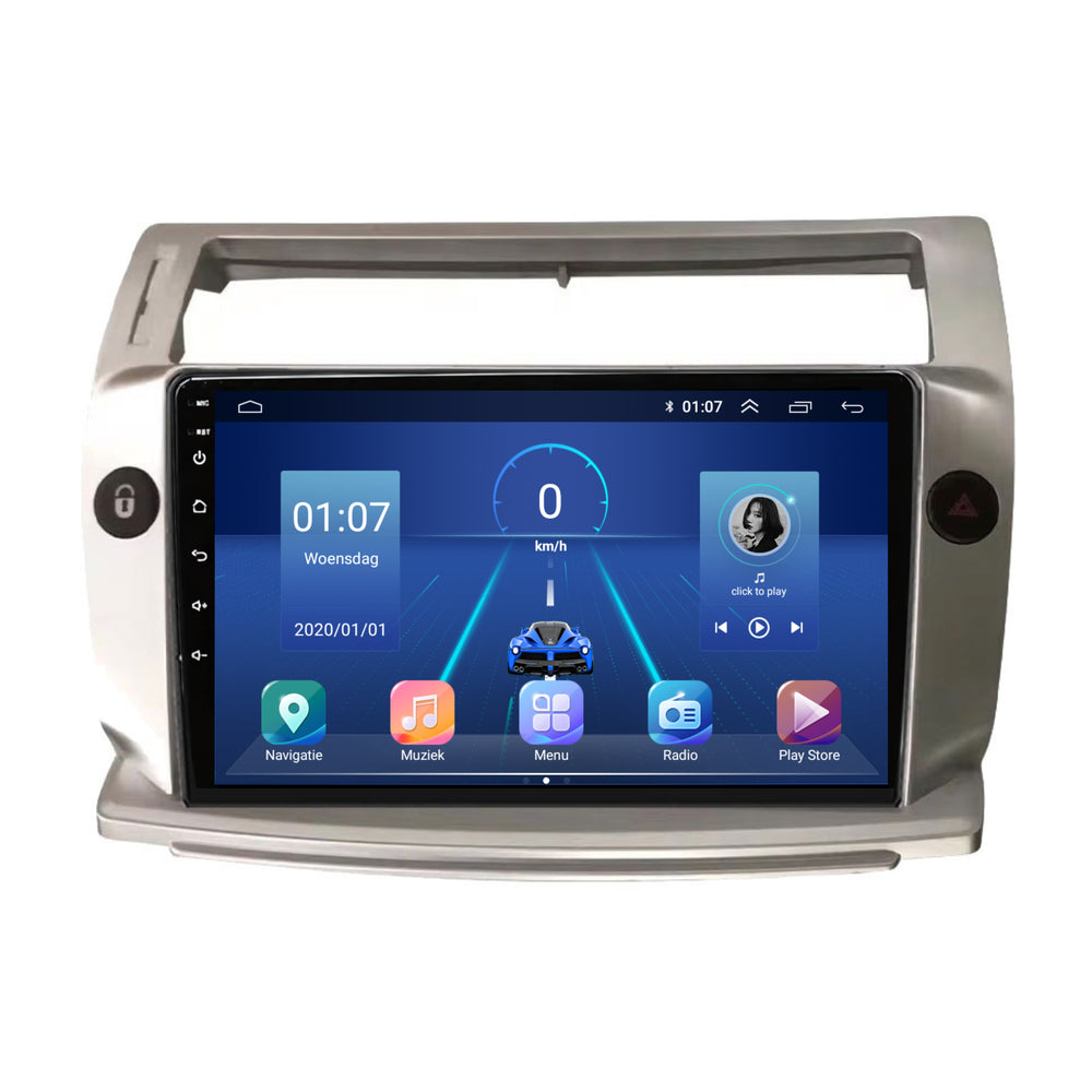 Citroën C4 | Androide 13 | Radio de coche | 2004 a 2010 | Carplay y Android Auto