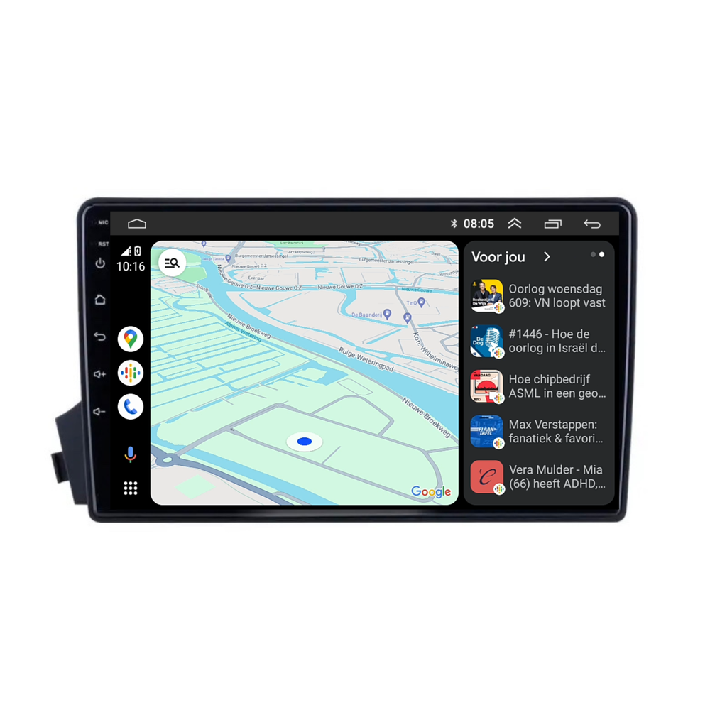 Ssangyong Actyón | Androide 13 | Radio de coche | 2005 a 2011 | Carplay y Android Auto