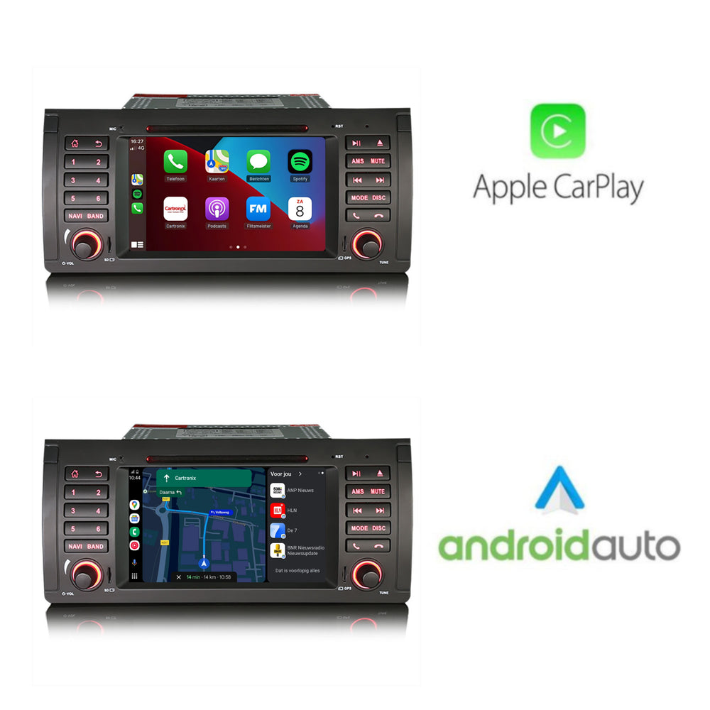 BMW X5 E53 | Radio de coche CarPlay y Android Auto | 2000 a 2006 | Androide 13 | 4+64GB