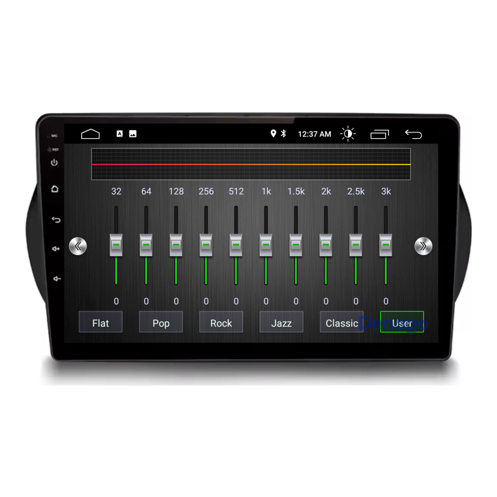 Radio de coche Peugeot Bipper CarPlay | 2008 a 2019 | Denago DNG-A57 | 9 pulgadas | Androide 13 | CarPlay inalámbrico y Android Auto