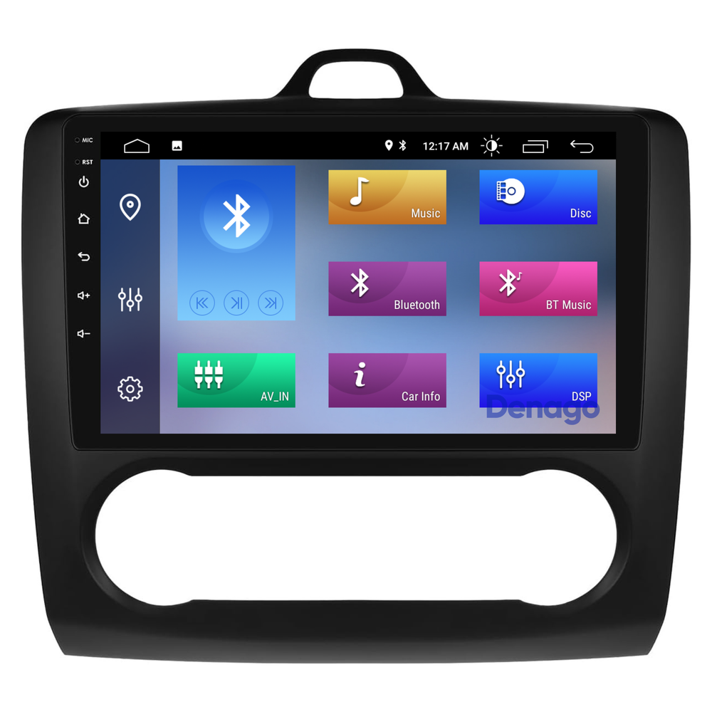 Radio para coche Ford Focus CarPlay | 2004 a 2011 | Denago DNG-A283 | 9 pulgadas | Androide 13 | CarPlay inalámbrico y Android Auto