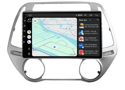 Hyundai i20 | Android 13 | Autoradio | 2008 t/m 2014 | CarPlay & Android Auto