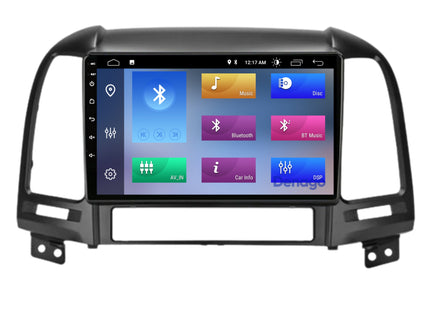Hyundai Santa Fe CarPlay autoradio | 2006 t/m 2011 | Denago DNG-A152 | 9 inch | Android 13 | Draadloos CarPlay & Android Auto