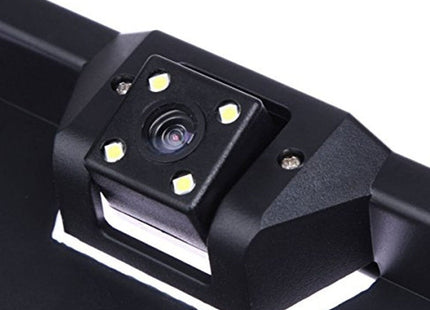 Achteruitrijcamera in kentekenplaathouder | 4 LED