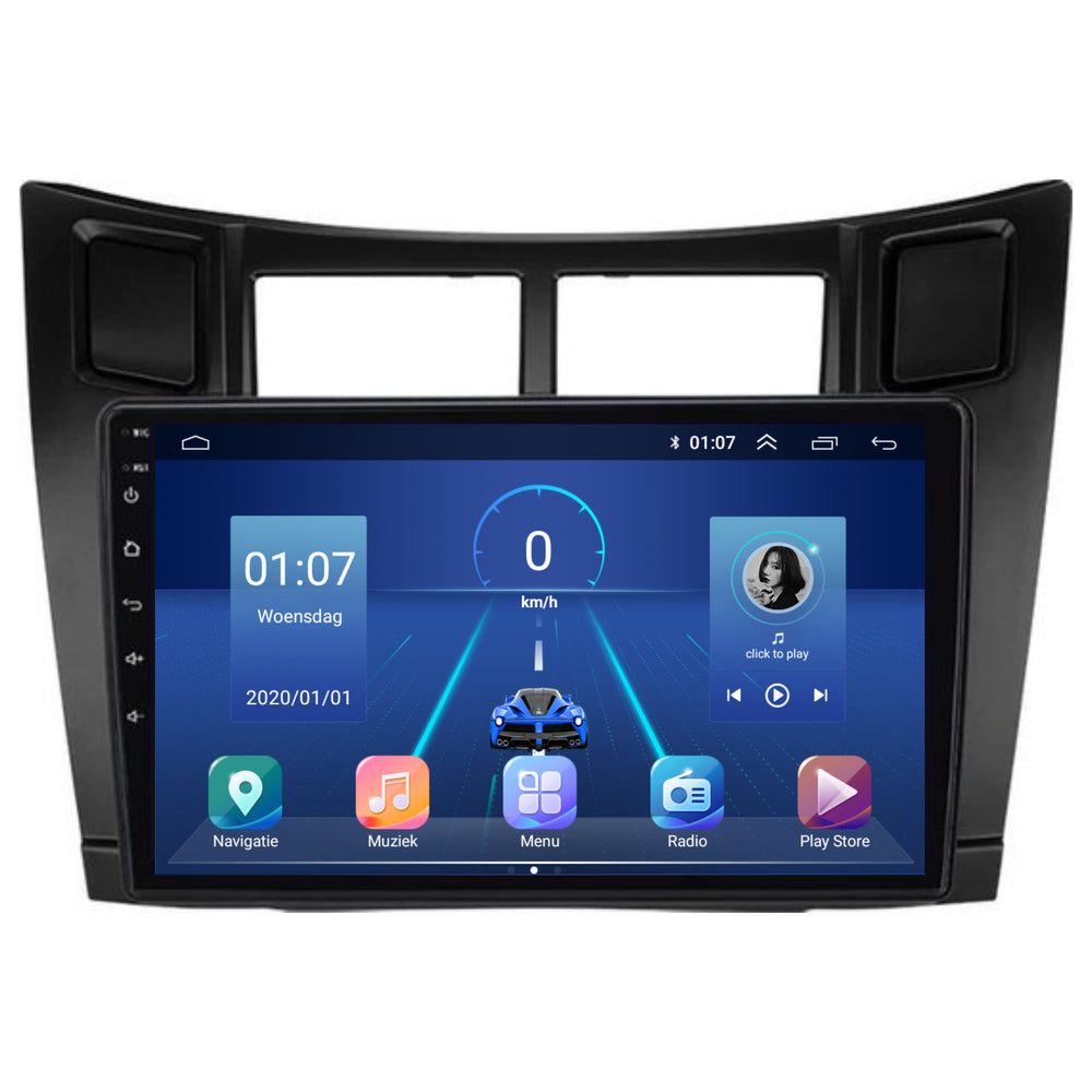 Toyota Yaris | Android 13 | Car radio | 2005 to 2012 | CarPlay & Android Auto