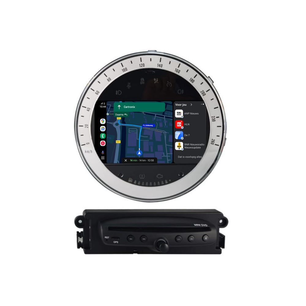 Mini Cooper CarPlay Autoradio | 2006 t/m 2013 | Android Auto