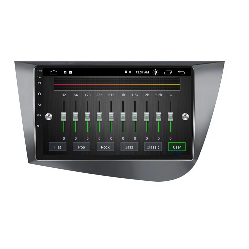Radio para coche Seat Leon CarPlay | 2005 a 2012 | Denago DNG-A21 | 9 pulgadas | Androide 13 | CarPlay inalámbrico y Android Auto