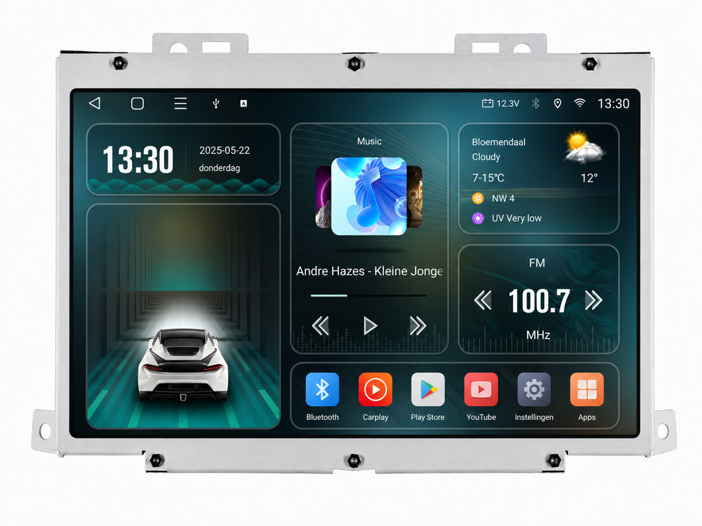 Maserati Levante | Android 15 | 8.4 inch Autoradio | 2016 t/m 2023 | CarPlay & Android Auto