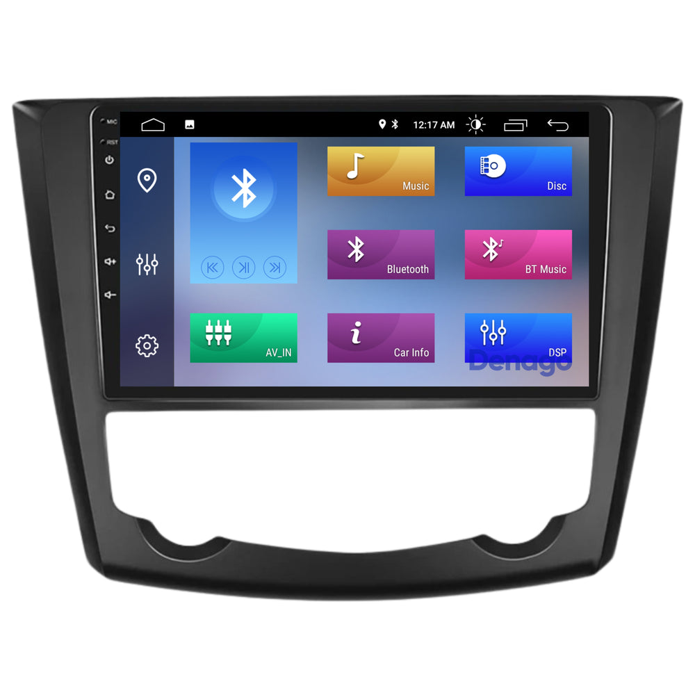 Radio de coche Renault Kadjar CarPlay | 2015 a 2018 | Denago DNG-A128 | 9 pulgadas | Androide 13 | CarPlay inalámbrico y Android Auto