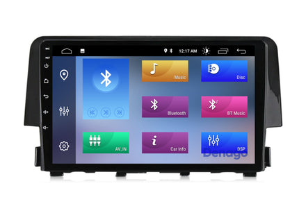 Honda Civic CarPlay autoradio | 2016 t/m 2021 | Denago DNG-A114 | 9 inch | Android 13 | Draadloos CarPlay & Android Auto