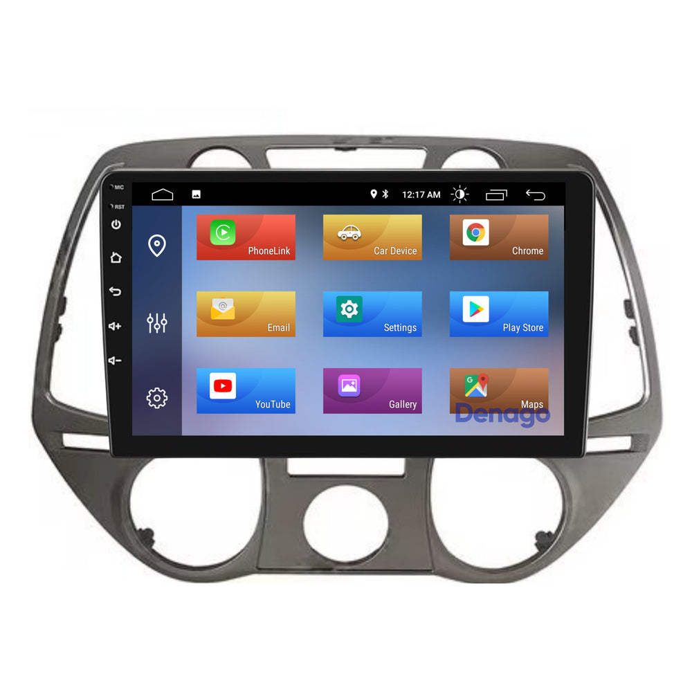 Radio de coche Hyundai i20 CarPlay | 2008 a 2014 | Denago DNG-A83 | 9 pulgadas | Androide 13 | CarPlay inalámbrico y Android Auto