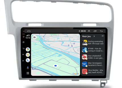 Volkswagen Golf 7 | Android 13 | Autoradio | 2012 t/m 2020 | Carplay & Android Auto | Zilver