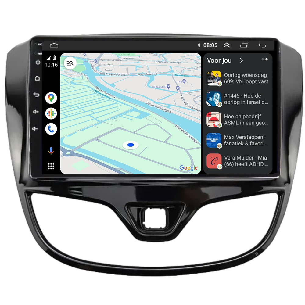 Radio para coche Opel Karl CarPlay | 2016 a 2020 | androide 13