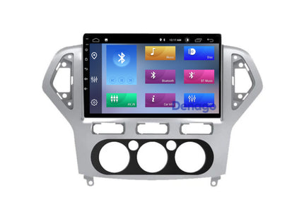 Ford Mondeo CarPlay autoradio | 2003 t/m 2014 | Denago DNG-A204 | 9 inch | Android 13 | Draadloos CarPlay & Android Auto | Zilverkleurig frame
