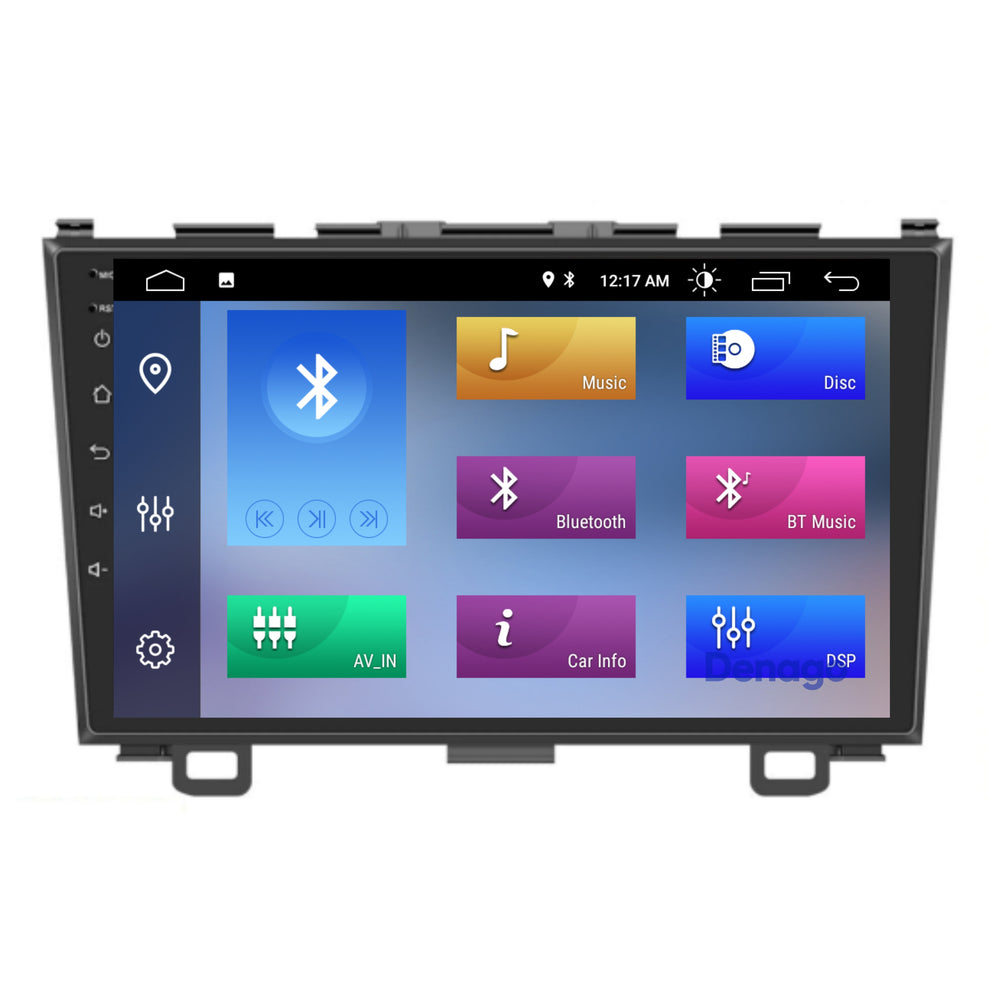 Radio de coche Honda CR-V CarPlay | 2007 a 2012 | Denago DNG-A100 | 9 pulgadas | Androide 13 | CarPlay inalámbrico y Android Auto