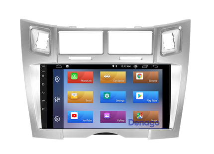 Toyota Yaris CarPlay autoradio zilver | 2005 t/m 2012 | Denago DNG-A289 | 9 inch | Android 13 | Draadloos CarPlay & Android Auto