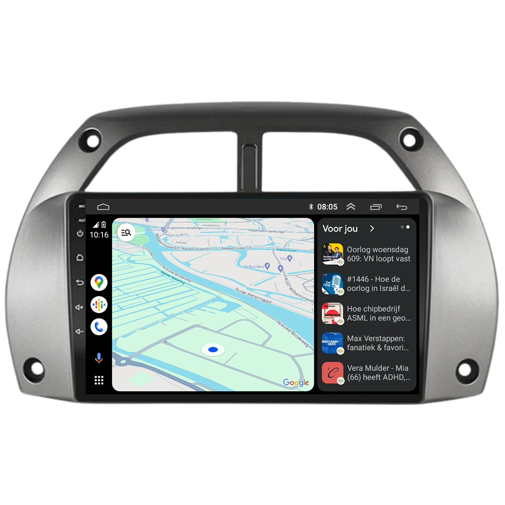 Toyota Rav 4 | Android 13 | Autoradio | 2001 t/m 2003 | CarPlay & Android Auto