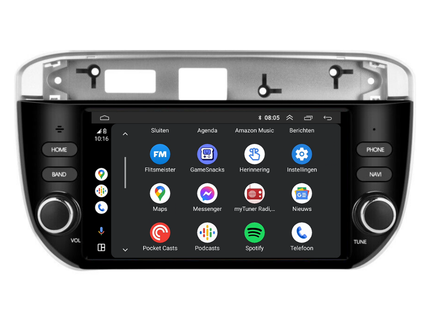 Fiat Punto/Linea  | Android 13 | Autoradio | 2010 t/m 2016 | CarPlay & Android Auto
