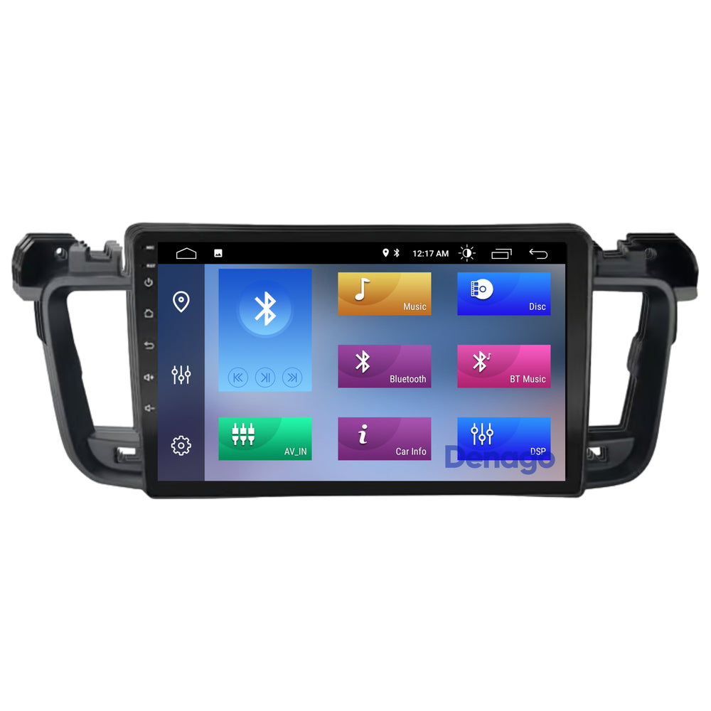 Radio para coche Peugeot 508 CarPlay | 2011 a 2018 | Denago DNG-A322 | 9 pulgadas | Androide 13 | CarPlay inalámbrico y Android Auto