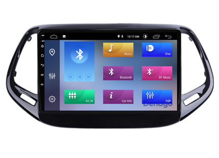 Jeep Compass CarPlay autoradio | 2017 t/m 2020 | Denago DNG-A122 | 9 inch | Android 13 | Draadloos CarPlay & Android Auto
