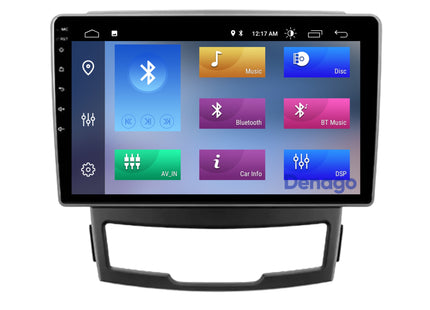 SsangYong Korando CarPlay autoradio | 2011 t/m 2014 | Denago DNG-A253 | 9 inch | Android 13 | Draadloos CarPlay & Android Auto