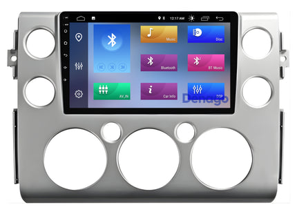 Toyota FJ Cruiser CarPlay autoradio | 2006 t/m 2017 | Denago DNG-A313 | 9 inch | Android 13 | Draadloos CarPlay & Android Auto | Zilver frame