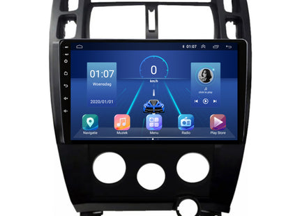 Hyundai Tucson | Android 13 | Autoradio | 2004 t/m 2010 | Carplay & Android Auto | Zwart