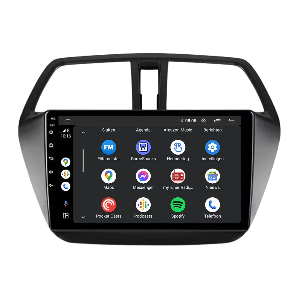 Suzuki SX4 | Androide 13 | Radio de coche | 2013 a 2021 | CarPlay y Android Auto